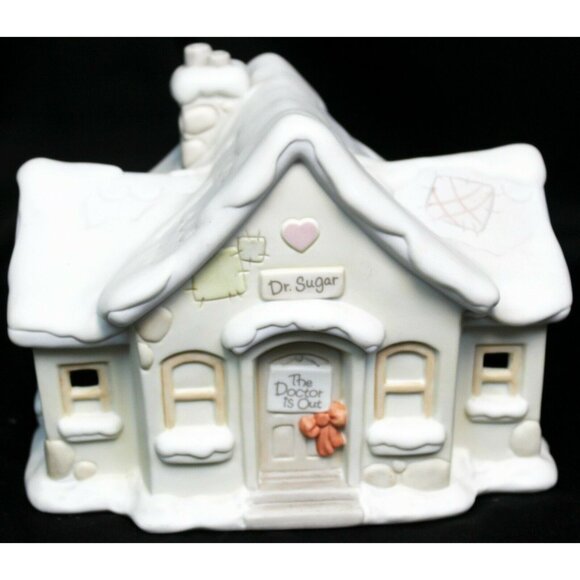 Vtg 1994 Precious Moments Sugar Town's Doctor's Office Light Up Building 529869 - Picture 1 of 11